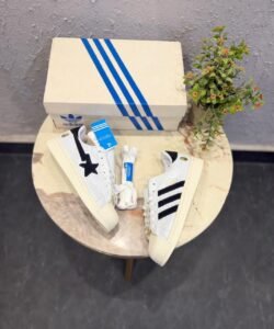 White Black Camo Lifestyle Sneakers – Premium Streetwear Edition
