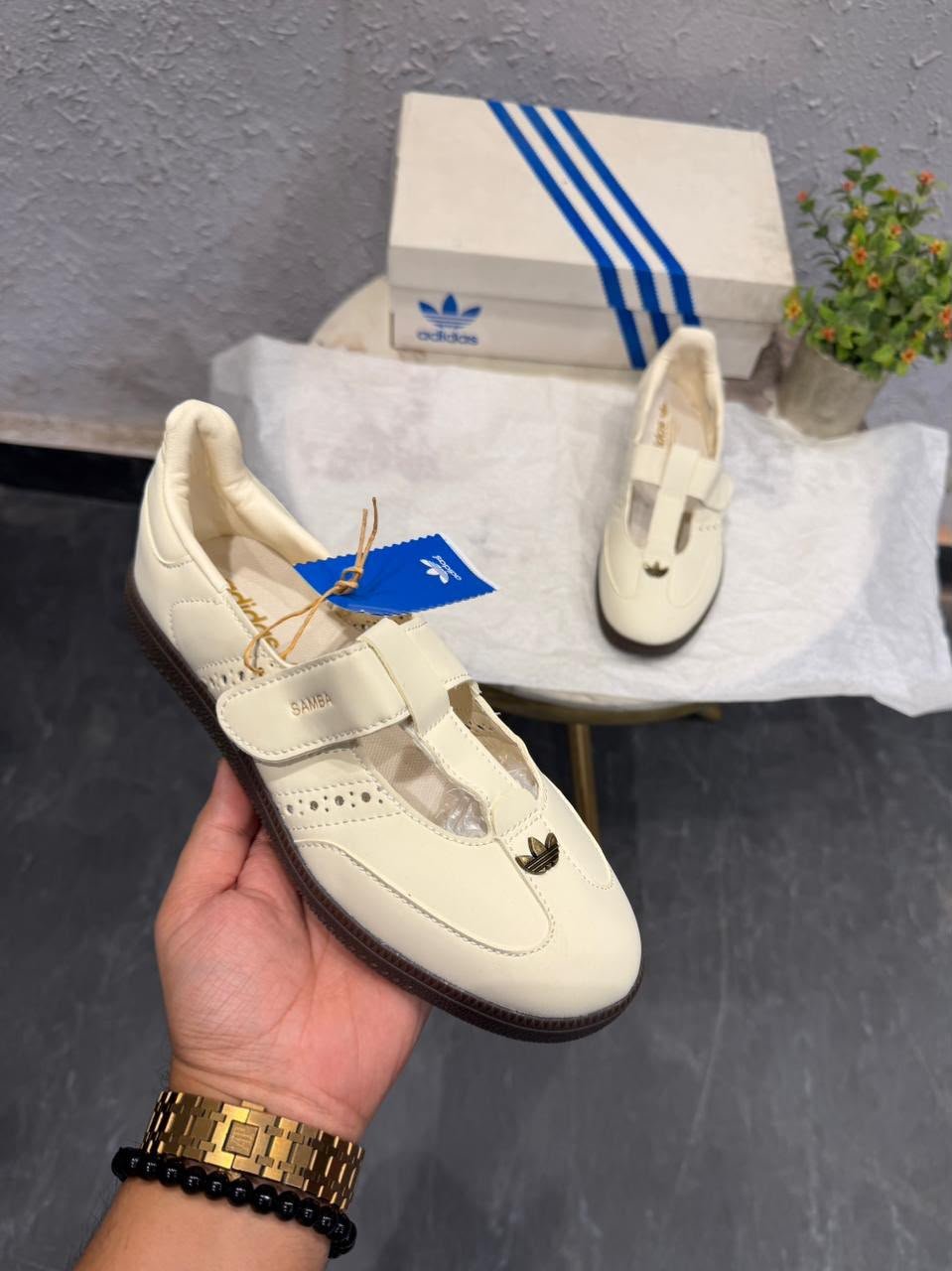 Women's Leather Mary Jane Sneakers – Premium Comfort & Vintage Style