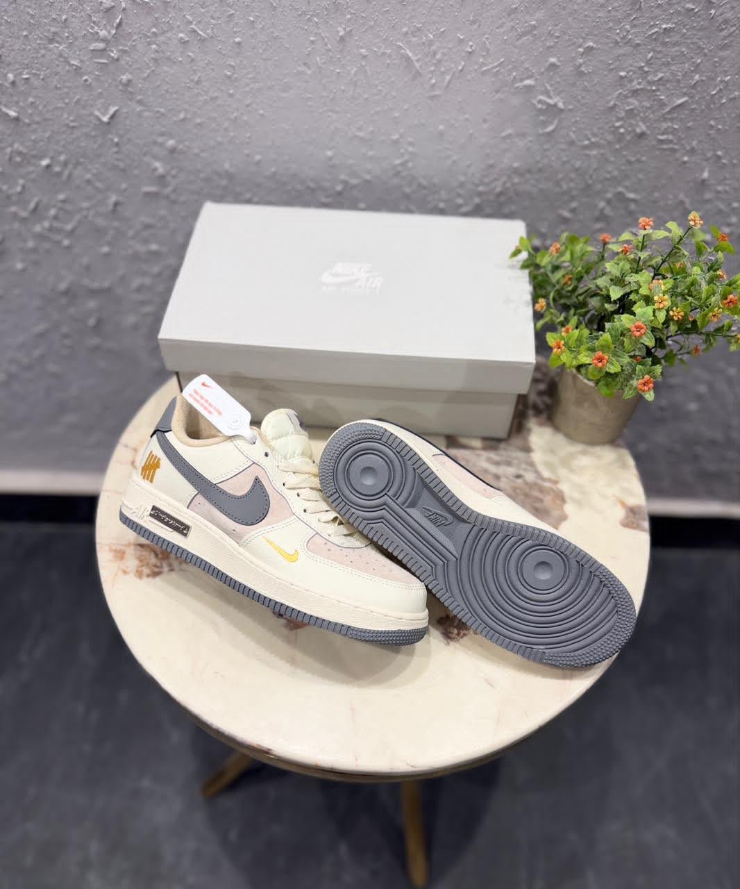 Airforce Custom Beige Understand Undefeated 2025 Sneakers – Premium Lifestyle Edition