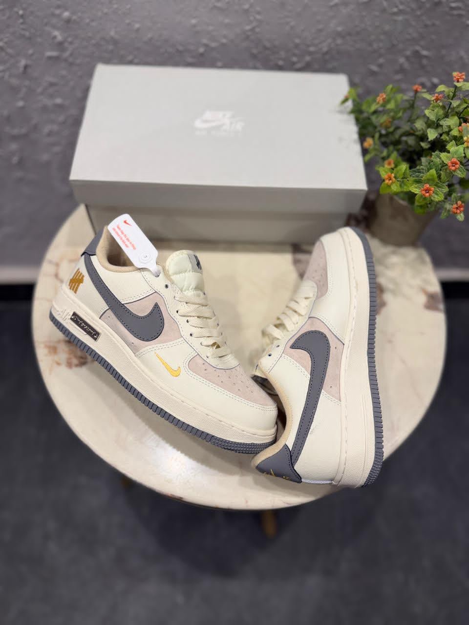 Airforce Custom Beige Understand Undefeated 2025 Sneakers – Premium Lifestyle Edition