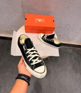 Chuck 70 Low Black White Sneakers – Premium Quality