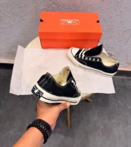 Chuck 70 Low Black White Sneakers – Premium Quality