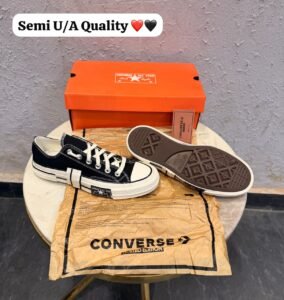 Chuck 70 OX Remix Black Sneakers – Italian-Inspired Lifestyle Edition