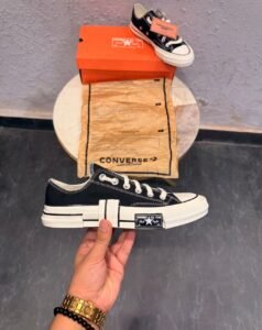 Chuck 70 OX Remix Black Sneakers – Italian-Inspired Lifestyle Edition