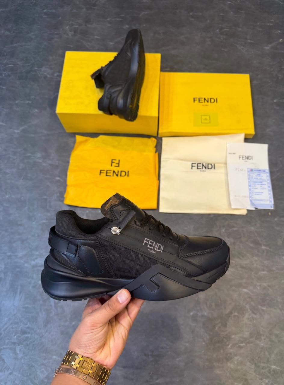 Flow-Rome Side Zip Luxury Trainers – Premium Quality