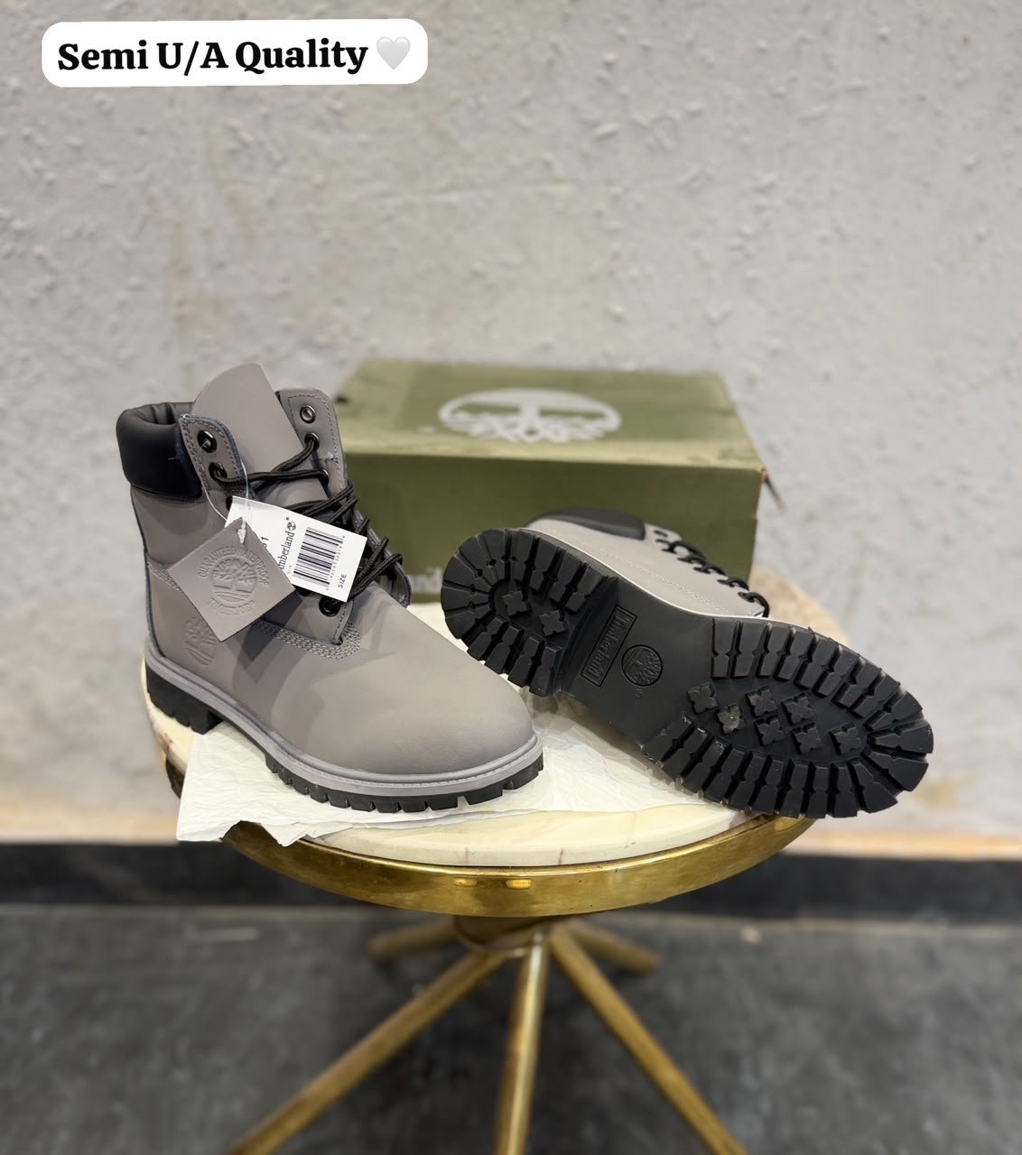 Grey Classic Boots – Premium Quality