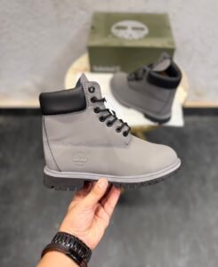 Grey Classic Boots – Premium Quality