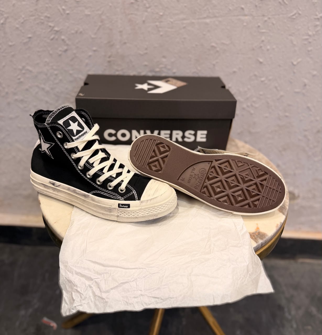 Madhappy Mid Premium Sneakers – Black Edition