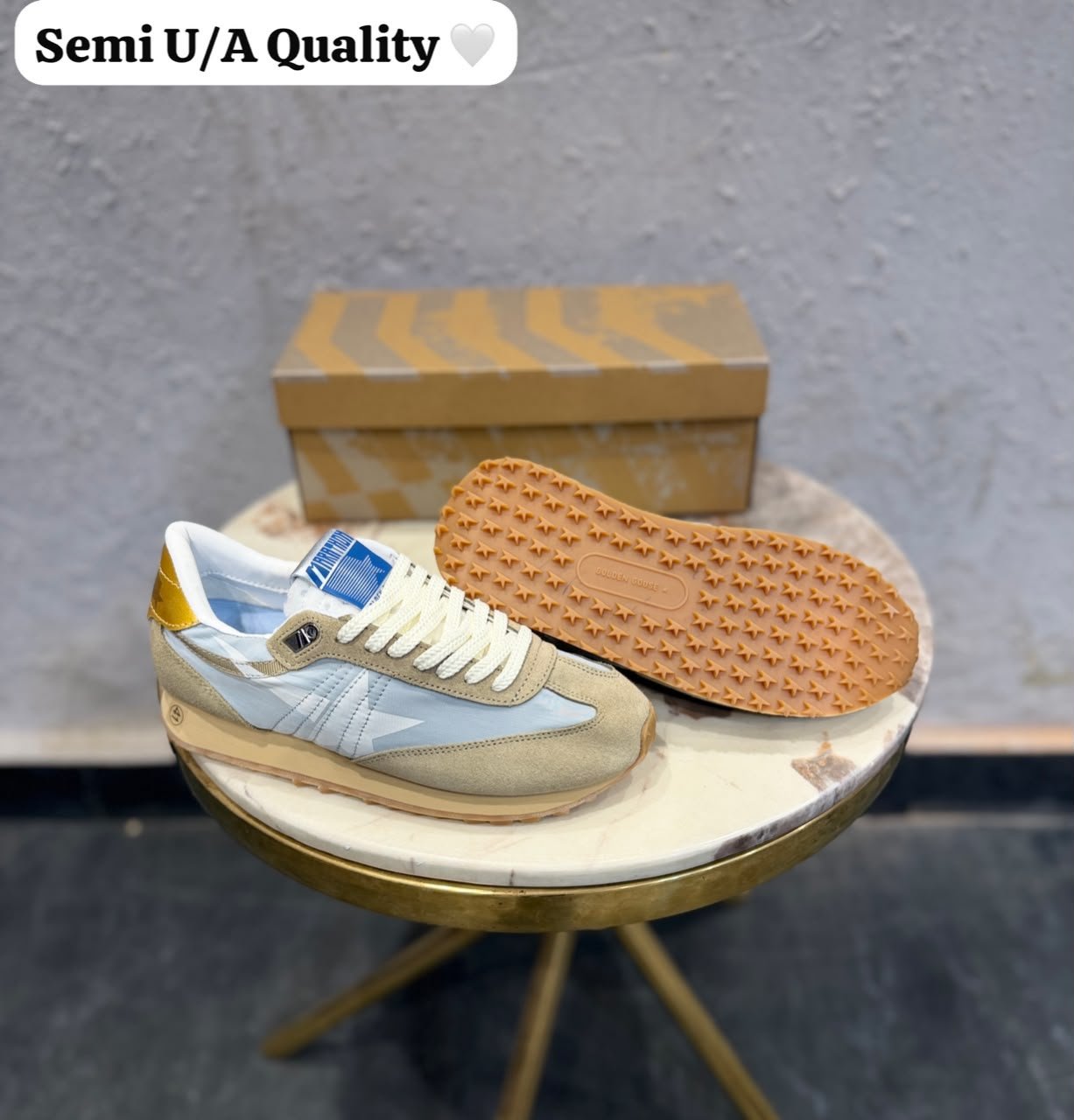 Marathon Grey Sky Blue Sneakers – Premium Quality