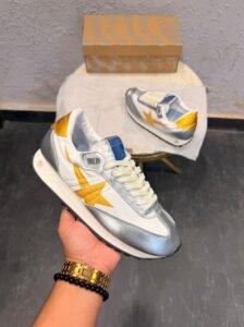 Marathon Silver Gold Sneakers – Premium Lifestyle Edition