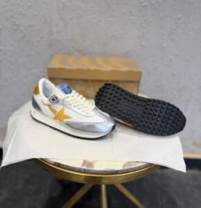 Marathon Silver Gold Sneakers – Premium Lifestyle Edition