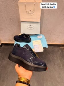 Milano Navy Luxury Sneakers – Premium Quality