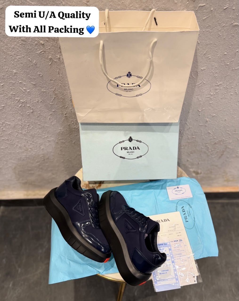 Milano Navy Luxury Sneakers – Premium Quality (3) Milano Navy Luxury Sneakers – Premium Quality