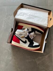 Retro 1 High Black Toe Union Sneakers – Premium Lifestyle Edition