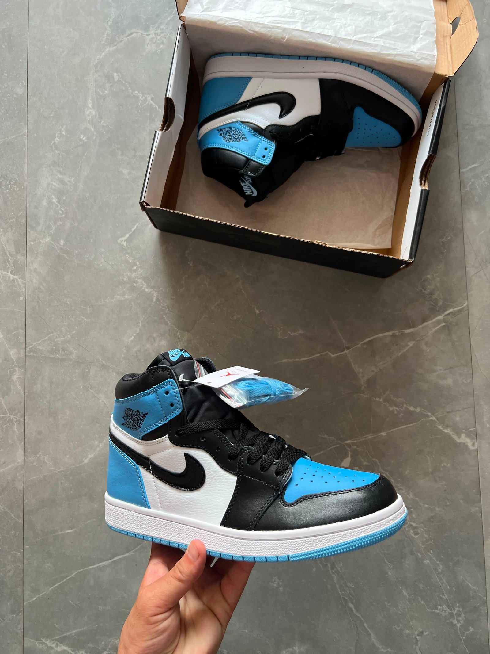 Retro 1 High UNC Toe Sneakers – Premium Lifestyle Edition