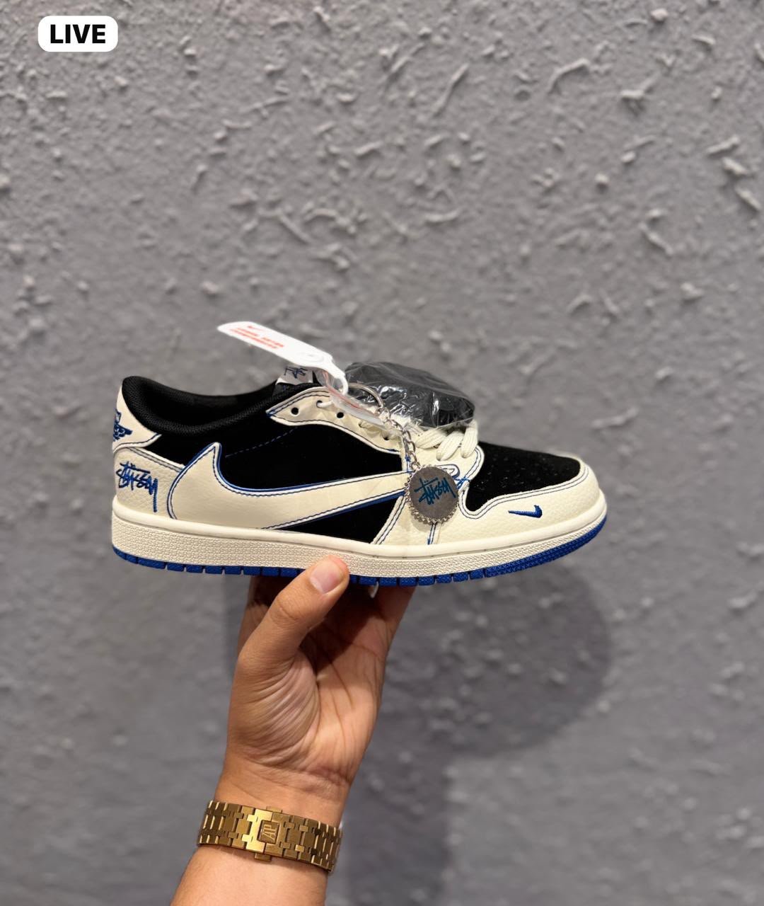 Retro 1 Low Travis X Stussy Sneakers – Premium Quality