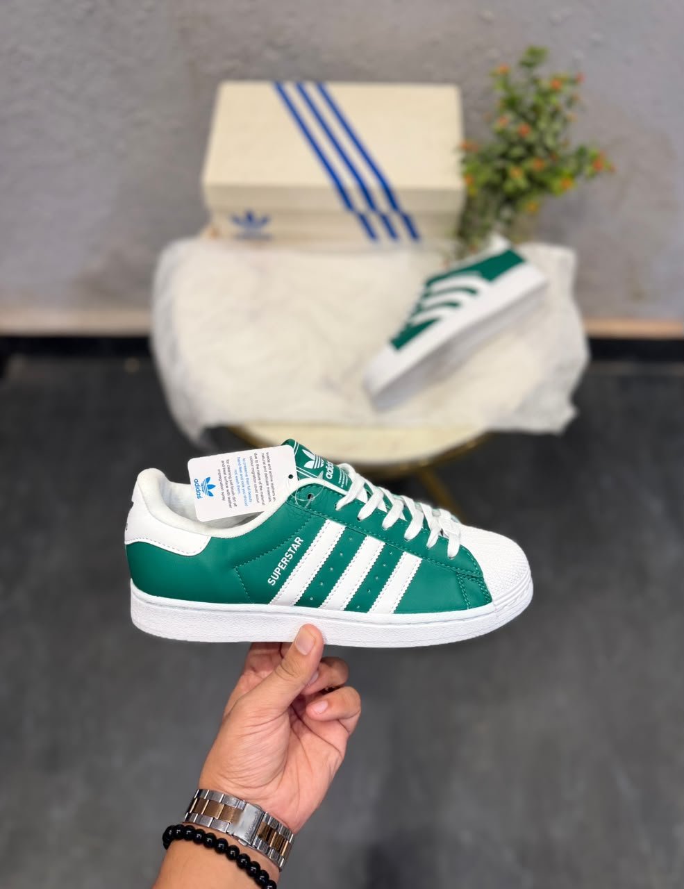 Superstar Dark Green Sneakers – Premium Lifestyle Edition