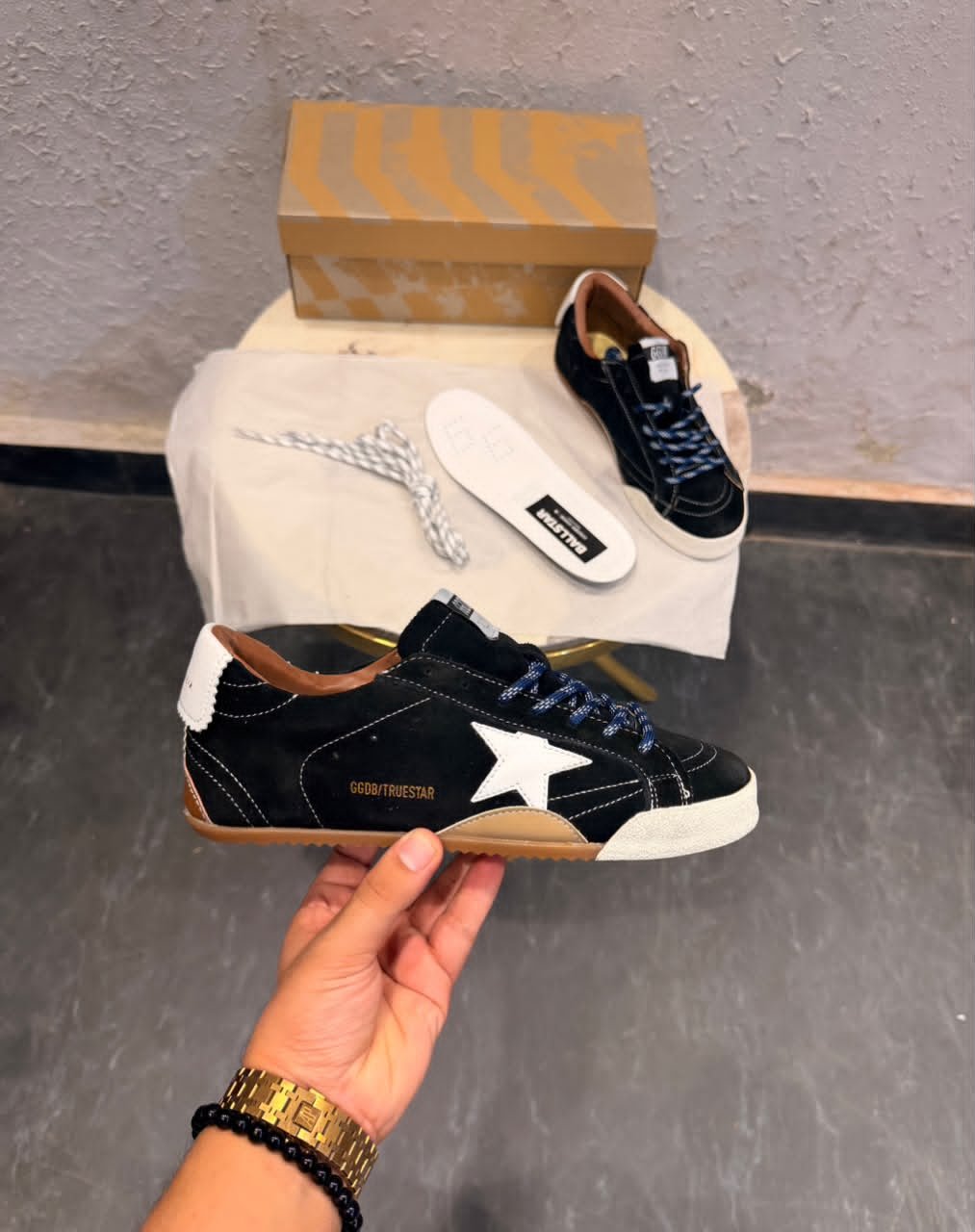 True Star Black Sneakers – Premium Lifestyle Edition