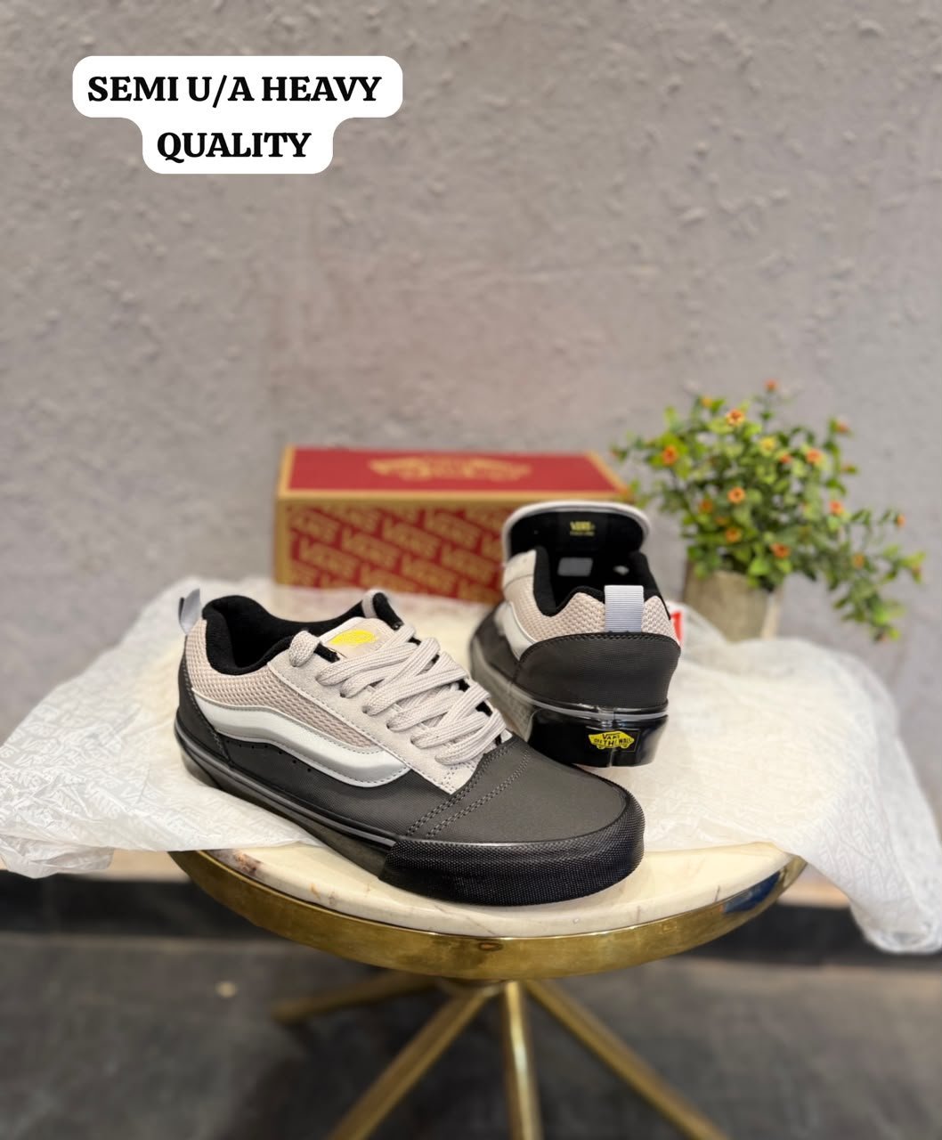 Vans Old Skool KNU Grey Black Sneakers – Premium Lifestyle Edition (3) Vans Old Skool KNU Grey Black Sneakers – Premium Lifestyle Edition