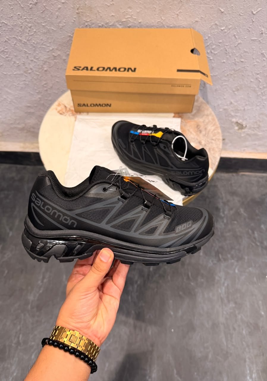XT LAB Black Grey Trail Sneakers – Premium Quality