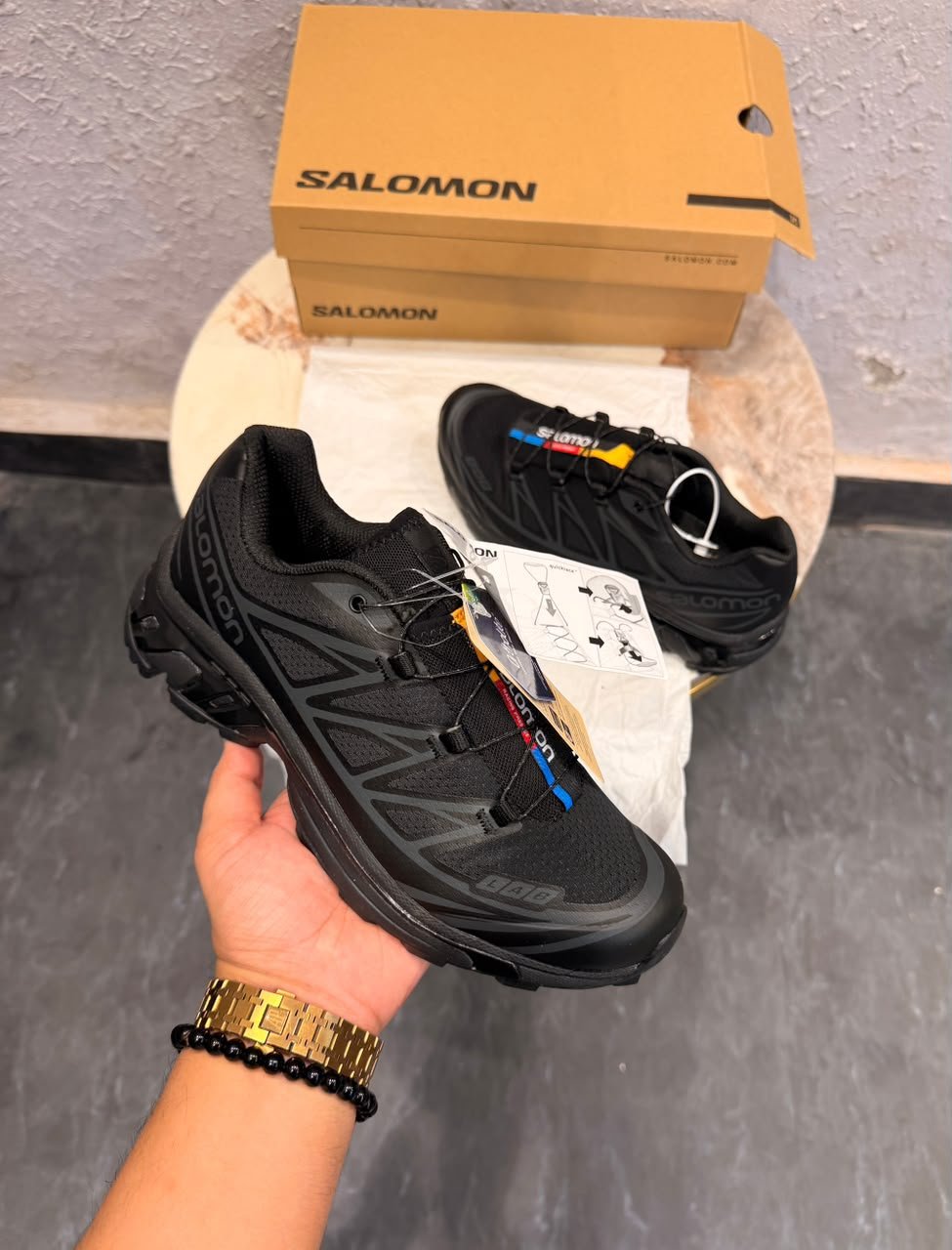 XT LAB Black Grey Trail Sneakers – Premium Quality