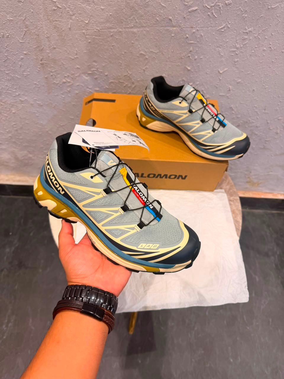 XT LAB Mist Blue Trail Sneakers – Premium Quality