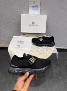 Black Buckle Sneakers – Luxury Street Profile