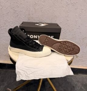 Black Padded Sneakers – Modern Street Profile