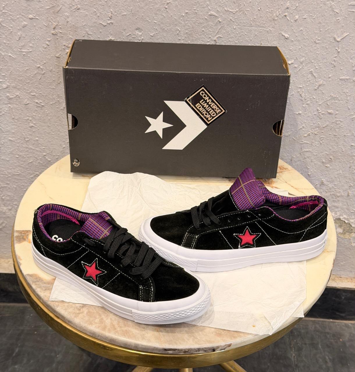 Black Raspberry Suede Sneakers – Urban Streetwear