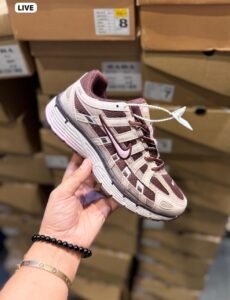 Burgundy Pink Foam Sneakers – Contemporary Runner Style