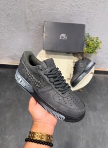 Charcoal Grey Sneakers – Industrial Metalwork Street Style