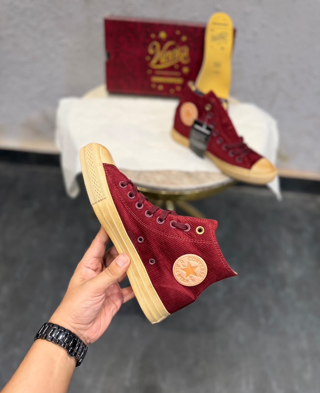 Cherry Brown Mid Sneakers – Heritage Street Style