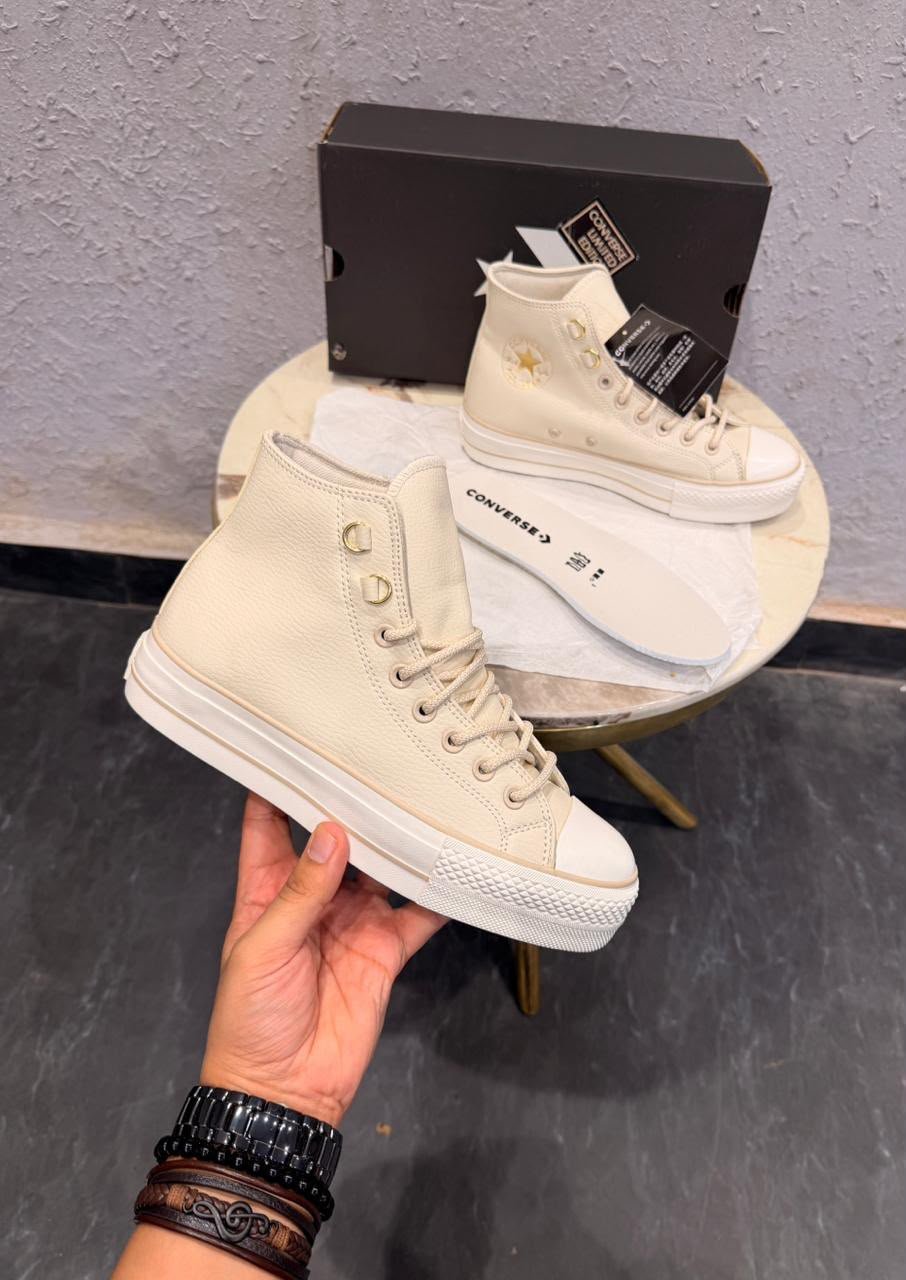Legacy Beige High Top Sneakers – Vintage Street Style