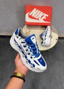 Metallic Royal Blue Sneakers – Retro Runner Style