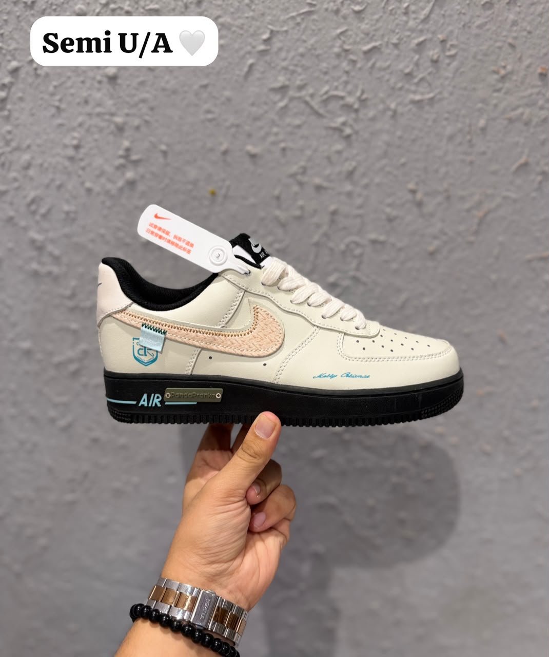 Cream Black Low-Top Sneakers – Spiritual Street Edition (3) Cream Black Low-Top Sneakers – Spiritual Street Edition