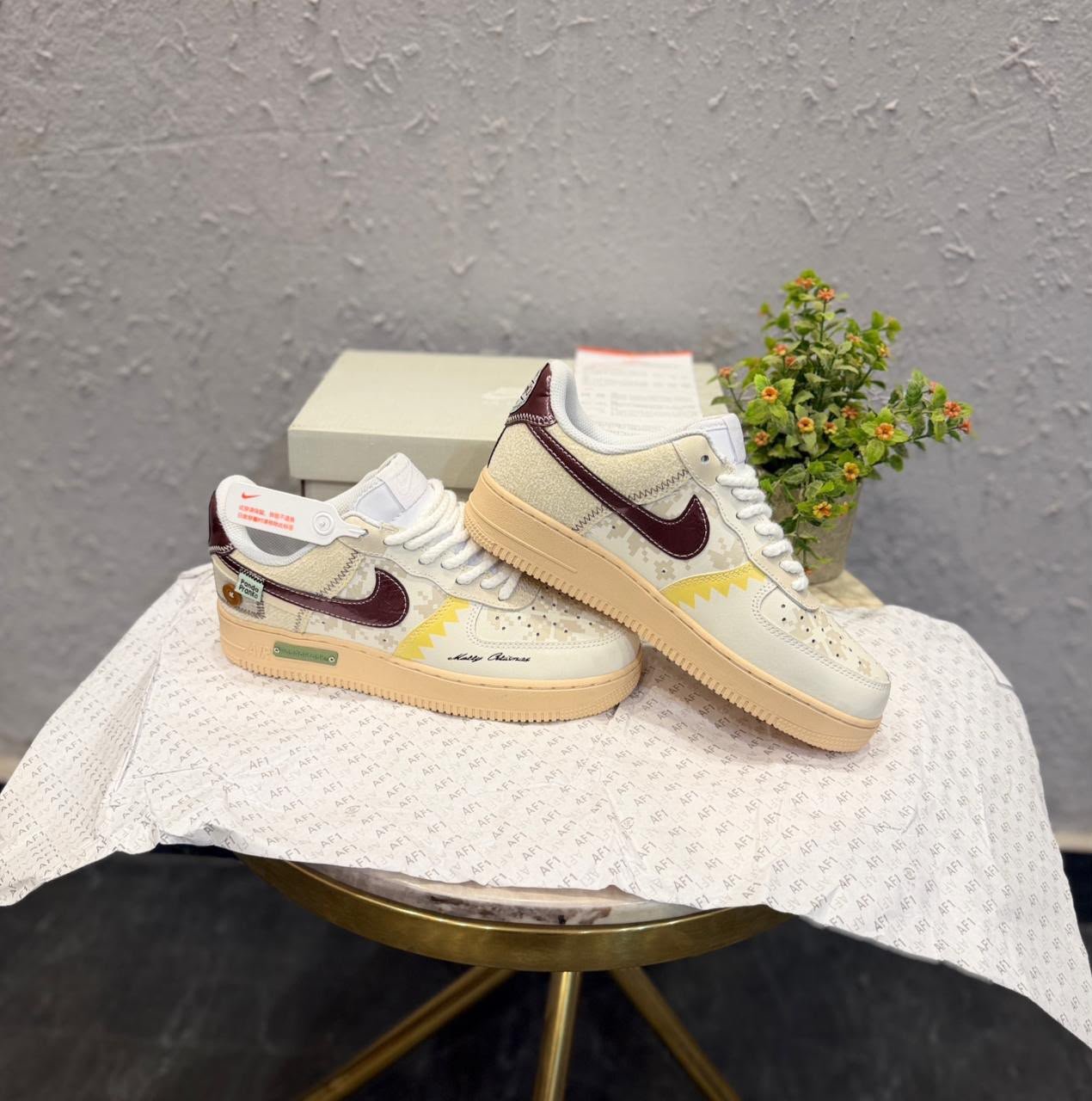 Cream Cherry Low-Top Sneakers – Retro Contrast Edition (3) Cream Cherry Low-Top Sneakers – Retro Contrast Edition